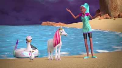 [duck quacks] - Barbie: A Touch of Magic