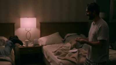 - Dude!
- ( laughing ) - Room 104