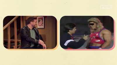 - Dude, we've been talking
about gladiators so much, - Super Maximum Retro Show