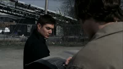 Dude, what are you drawing on my car? - Supernatural