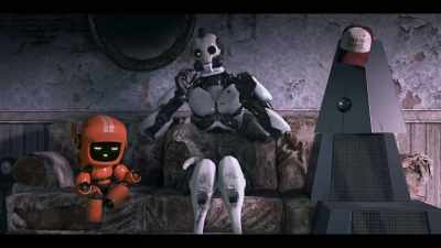 - Dude, what do I do?
- Okay, easy. No sudden moves. - Love & Death