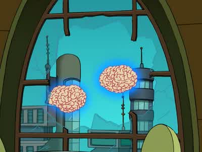 -Duh.... -I can't think of anything. - Futurama