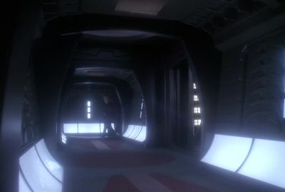 Dukat's personal shuttle
is in Docking Bay 3. - Star Trek: Deep Space Nine