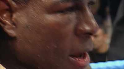 - [Duke McKenzie] Bruno
was out on his feet, - Bruno v Tyson
