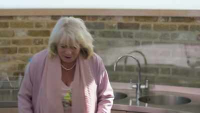 -- Duke of Edinburgh,
on his motorcycle. -- Yeah. -- Yeah, so... - Extraordinary Escapes with Sandi Toksvig