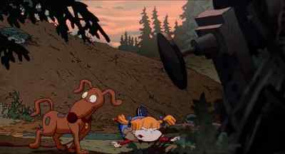Dumb dog.
There's no babies around here. - The Rugrats Movie