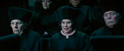 DUMBLEDORE: That would be disturbing indeed, Madam Undersecretary... - Harry Potter and the Order of the Phoenix