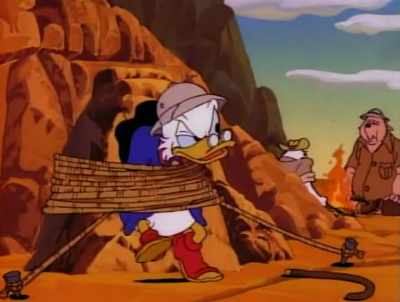 Dummy! There's some dummies
here to see you. - DuckTales