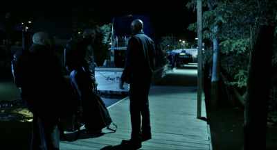 - Dump. We'll pick them up later.
- No. I'm... - Brawl in Cell Block 99
