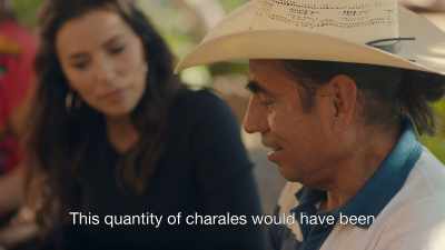 Dunking the tortilla
meant that this broth - Eva Longoria: Searching for Mexico