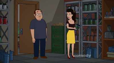 Dunno. She told me to
meet her here. [slam] - Corner Gas Animated