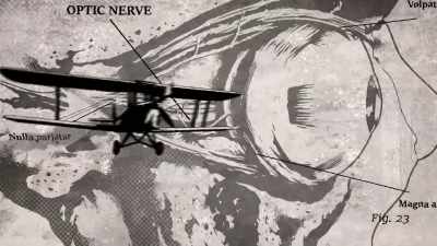 'During my final
accompanied flight, - The Life and Deaths of Christopher Lee