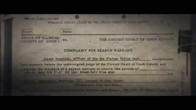 During one of the search
warrants that I wrote, - John Wayne Gacy: Devil in Disguise