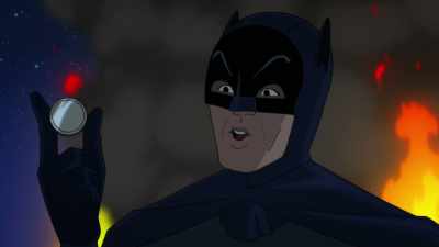 During our fight,
I replaced Two-Face's coin with a blank. - Batman vs  Two Face