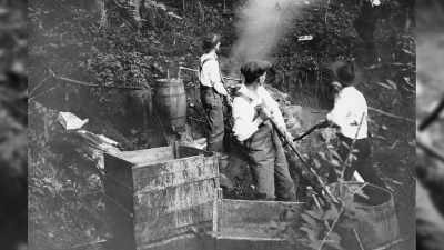   During prohibition,
  illegal distillation boomed. - Moonshiners: Master Distiller