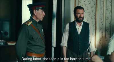 During the contractions, the
uterus is too hard to rotate.
. - Never Look Away