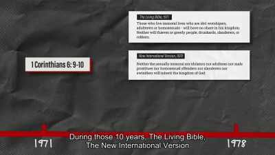 During those 10 years, The Living Bible, - 1946: The Mistranslation That Shifted Culture