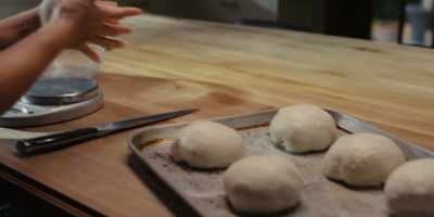 During that time, I was making dinner
with my husband Conrad, - Chef's Table: Pizza
