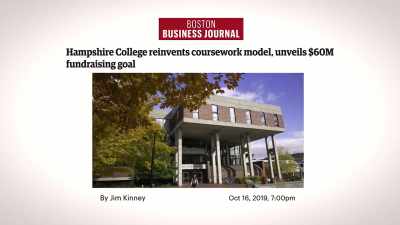 Dusty:
Hampshire is now fundraising - The Unmaking of a College