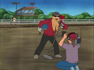 DUSTY (over loudspeaker):
Hello, Arlen! - King of the Hill