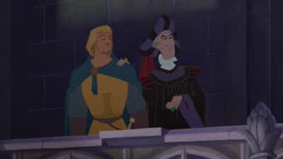Duty callsHave you ever attended a peasant festival CaptainNot recently sirThen this should be quite an education for youCome along - The Hunchback of Notre Dame