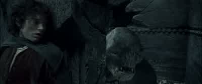 Dwarf doors are invisible when closed. - The Lord of the Rings: The Fellowship of the Ring