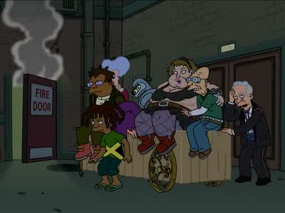 DWIGHT: Where are we, Pops? - Futurama