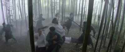 (DYNAMIC TECHNO MUSIC PLAYING)
(ALL GRUNTING, CLAMORING) - Kung Fu Games