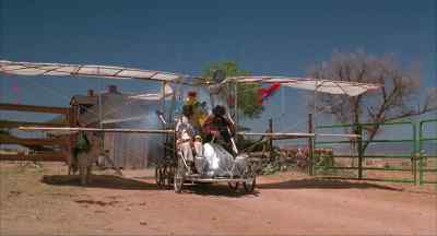 D'you think it'll fly?
- I'm more than sure. - Arizona Dream
