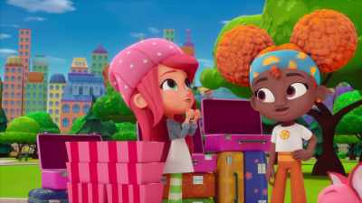 É a baga mais querida,
otimista e sociável de sempre! - Strawberry Shortcake's Summer Vacation