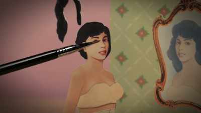 E eu arrumei meu cabelo como o dela,
minhas sobrancelhas. - Rita Moreno: Just a Girl Who Decided to Go for It