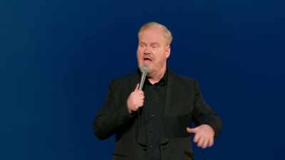 E na sua capa
estava uma imagem do Kanye West. - Jim Gaffigan: Dark Pale