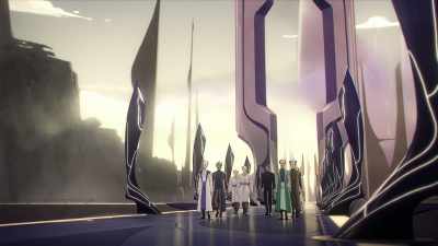È un po' in ritardo, - Babylon 5: The Road Home