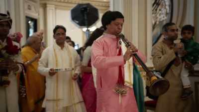 Each and every year,
India hosts over ten million weddings, - The World According to Jeff Goldblum