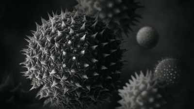 Each grain of pollen sculpted
differently by evolution, - Cosmos: Possible Worlds