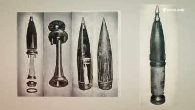 Each highly explosive 288mm
shell weighed 562 pounds. - Guns That Changed The Game