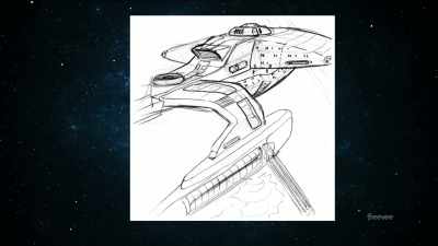 Each nacelle - The Center Seat: 55 Years of Star Trek