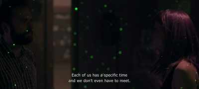 Each one has their time there,
so we don't even see each other. - The Pink Cloud