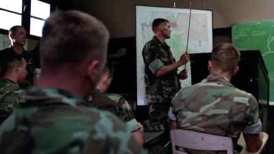 Each platoon will proceed to the objective,
which in this case is the Battalion Bear Pit. - Heartbreak Ridge