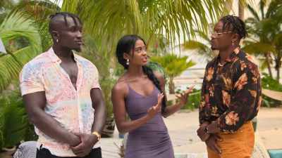 Each woman has selected
one nice guy - FBoy Island