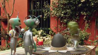 [eager babbling] - Alien TV