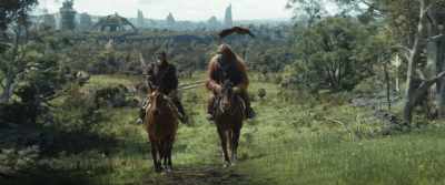 [eagle screeches] - Kingdom of the Planet of the Apes