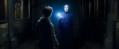 Earlier, it showed someone in the castle. - Harry Potter and the Prisoner of Azkaban
