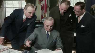 EARLIER MR. TRUMAN SUCCEEDED - America in Color