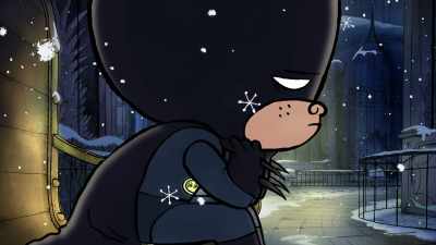 Earlier,
you remarked on the need - Merry Little Batman