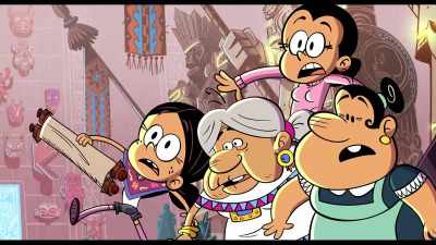 - [earth rumbling]
- [all yelling] - The Casagrandes Movie