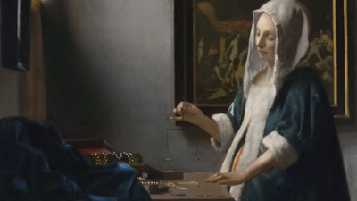 Earthly pleasures
such as gold and vice - Vermeer: The Greatest Exhibition
