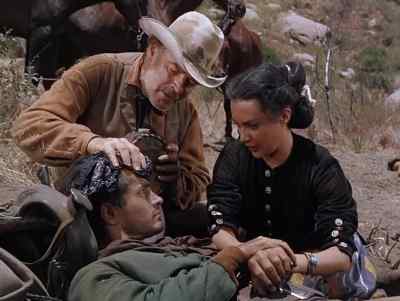Easy, boy. She ain't gonna hurt ya. - Ambush at Tomahawk Gap