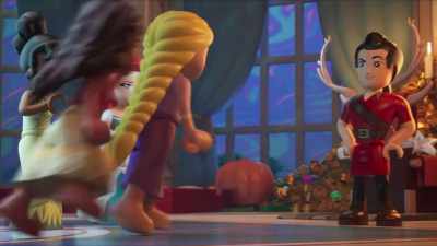 - Easy there.
- [grunting] - LEGO Disney Princess: The Castle Quest