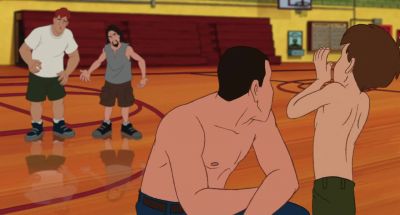 Eat that nut strap bitch - Eight Crazy Nights